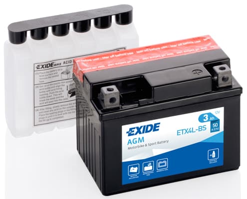 EXIDE Štartovacia batéria ETX4LBS 1