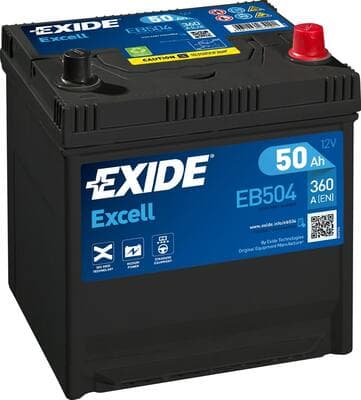 EXIDE Štartovacia batéria EB504 1