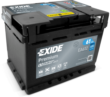 EXIDE Štartovacia batéria EA612 1