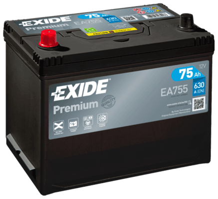 EXIDE Štartovacia batéria EA755 1