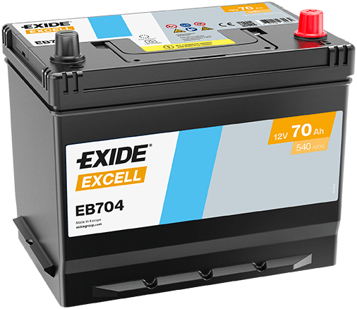 EXIDE Štartovacia batéria EB704 1