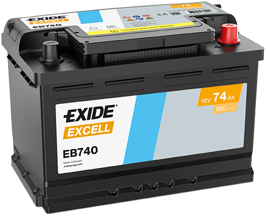 EXIDE Štartovacia batéria EB740 1