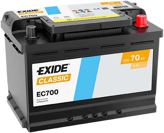 EXIDE Štartovacia batéria EC700 1