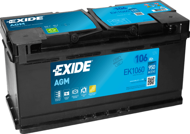 EXIDE Štartovacia batéria EK1060 1