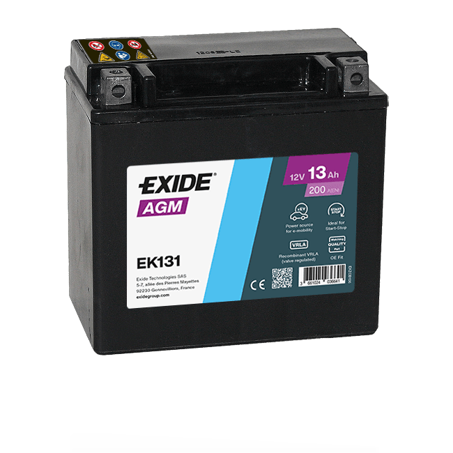 EXIDE Štartovacia batéria EK131 1
