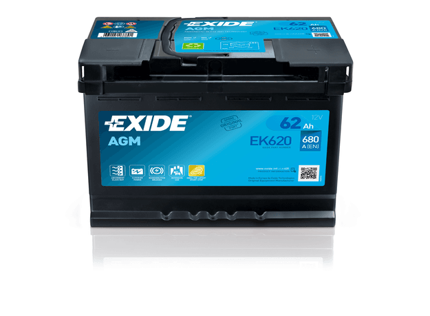 EXIDE Štartovacia batéria EK620 1