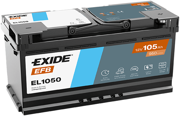 EXIDE Štartovacia batéria EA1050 1