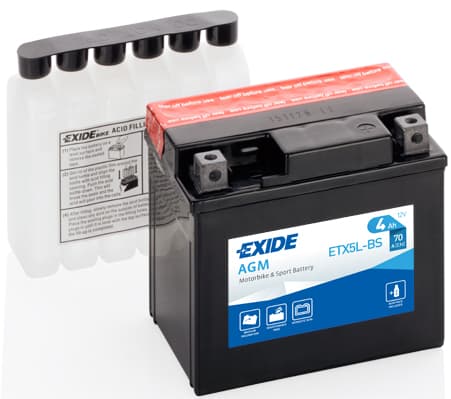 EXIDE Štartovacia batéria ETX5LBS 1