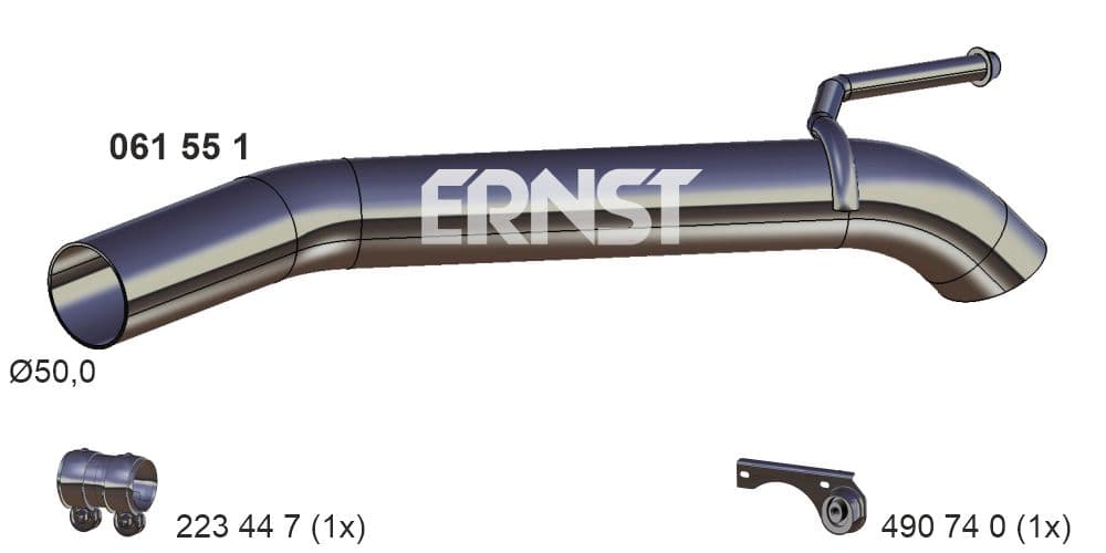 ERNST Výfukové potrubie 061551 1