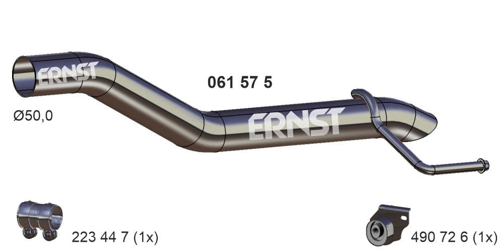 ERNST Výfukové potrubie 061575 1