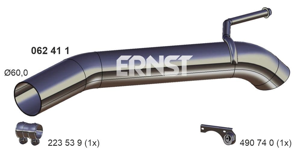ERNST Výfukové potrubie 062411 1