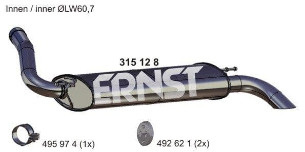 ERNST Koncový tlmič výfuku 315128 1