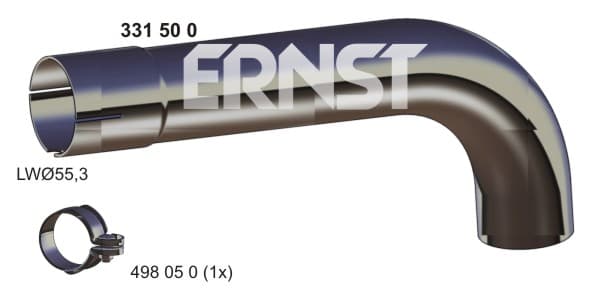 ERNST Výfukové potrubie 331500 1