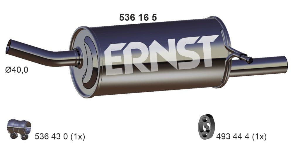 ERNST Koncový tlmič výfuku 536165 1