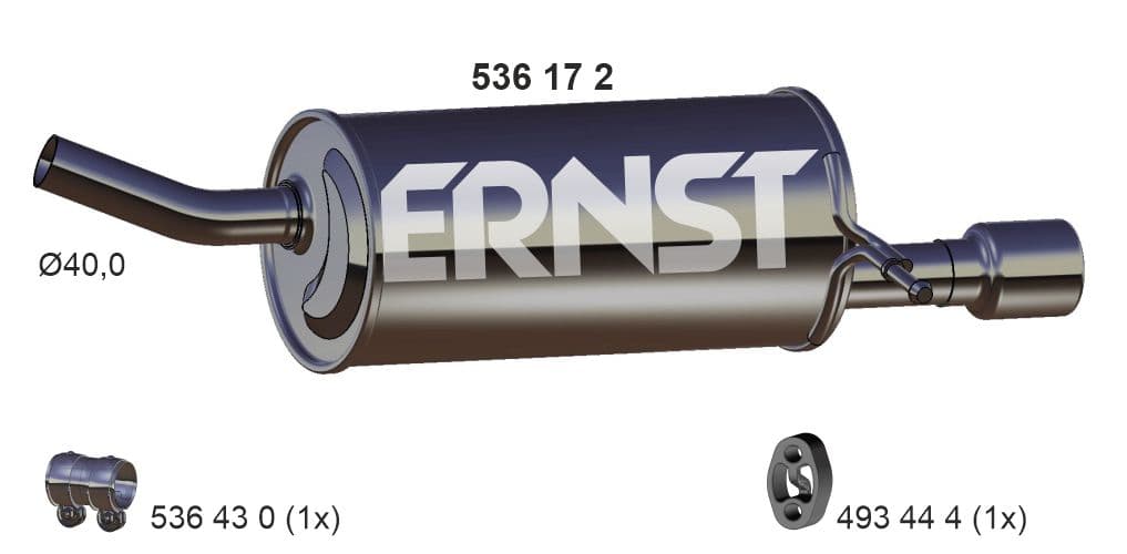 ERNST Koncový tlmič výfuku 536172 1