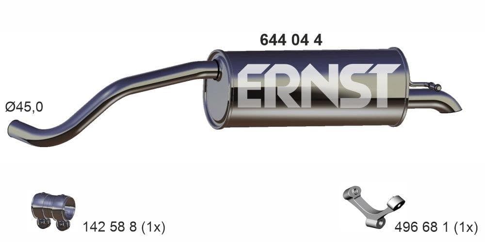 ERNST Koncový tlmič výfuku 644044 1