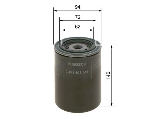 BOSCH Olejový filter 0451103346 1