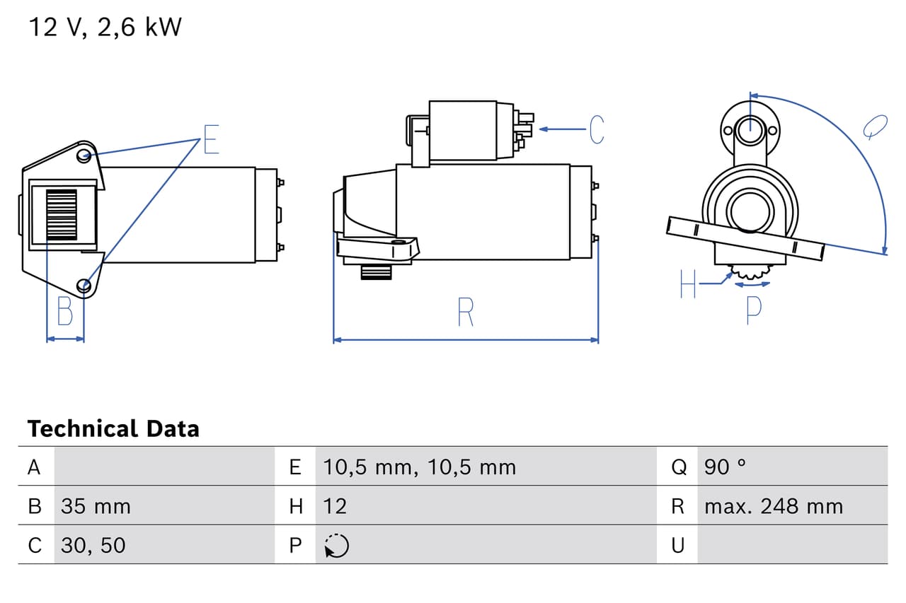 BOSCH Štartér 0 986 027 230 1