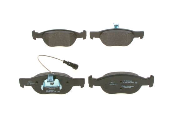 BOSCH Sada brzdových platničiek kotúčovej brzdy 0986424246 1