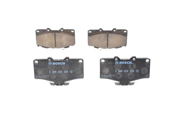 BOSCH Sada brzdových platničiek kotúčovej brzdy 0986424268 1