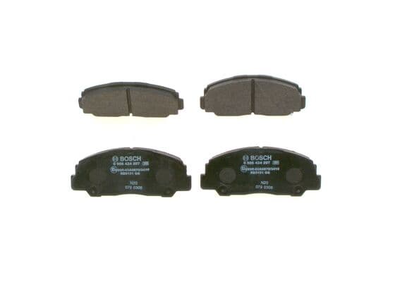 BOSCH Sada brzdových platničiek kotúčovej brzdy 0986424297 1
