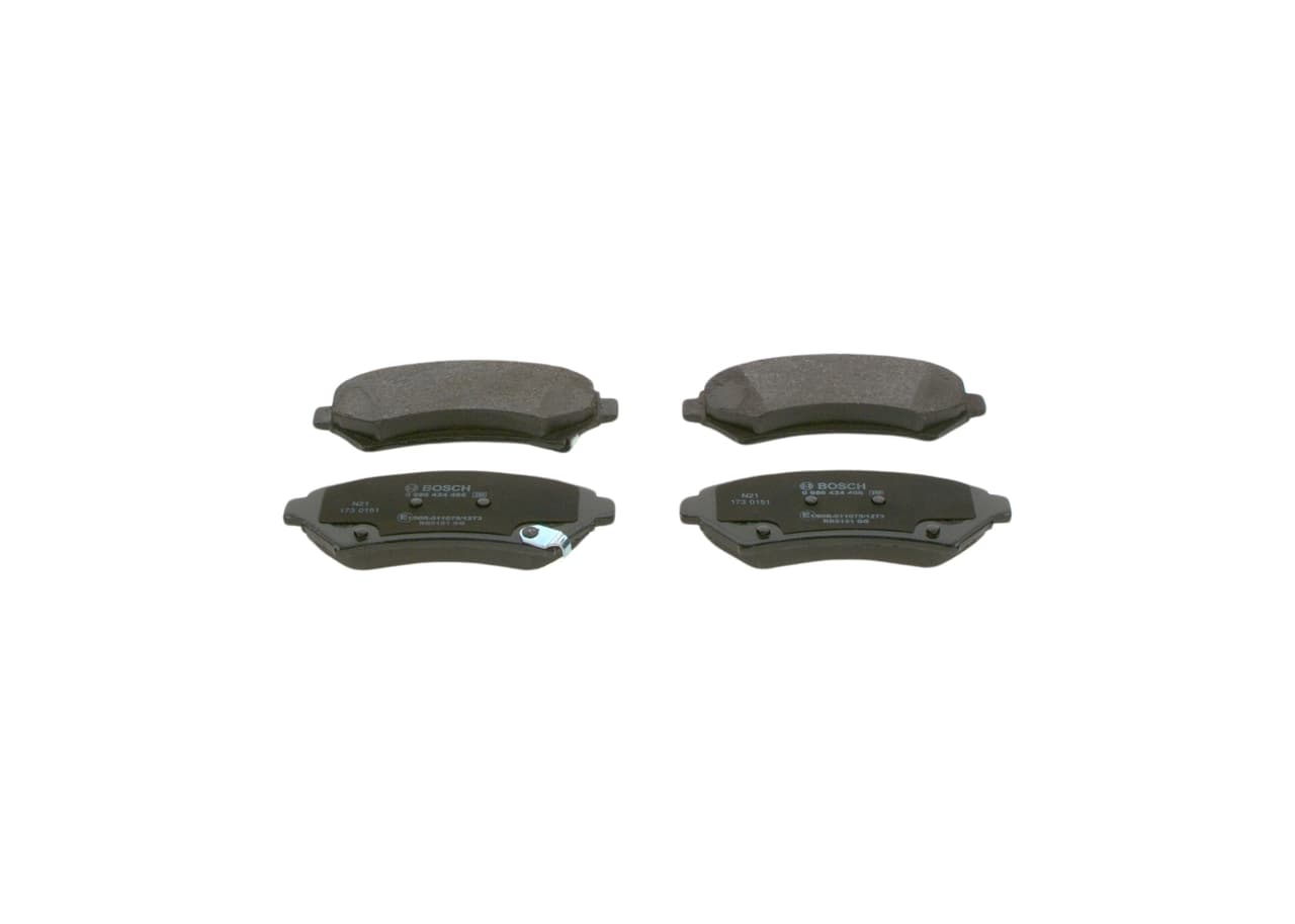 BOSCH Sada brzdových platničiek kotúčovej brzdy 0986424466 1