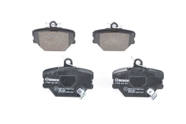 BOSCH Sada brzdových platničiek kotúčovej brzdy 0986424471 1