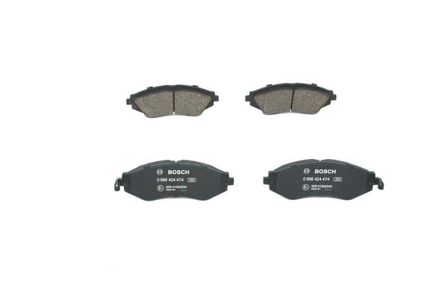 BOSCH Sada brzdových platničiek kotúčovej brzdy 0986424474 1