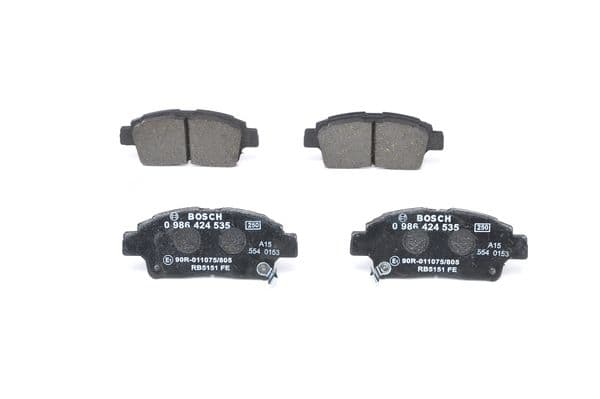 BOSCH Sada brzdových platničiek kotúčovej brzdy 0986424535 1
