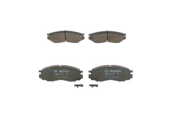 BOSCH Sada brzdových platničiek kotúčovej brzdy 0986424572 1