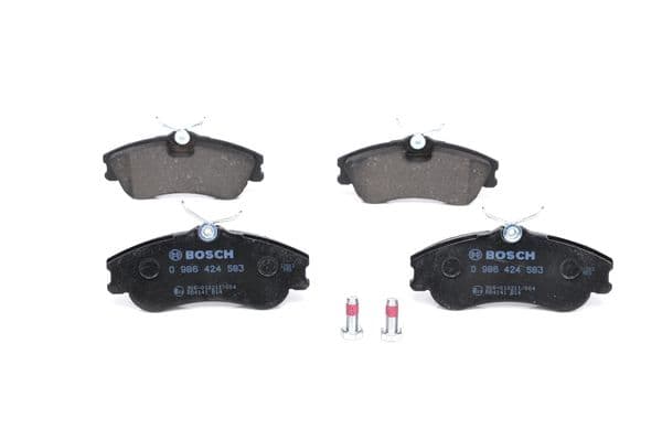 BOSCH Sada brzdových platničiek kotúčovej brzdy 0986424583 1