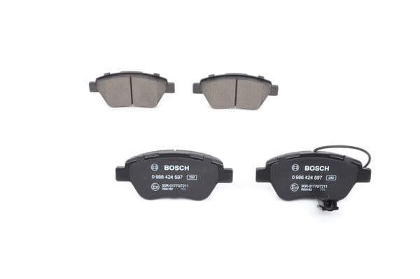 BOSCH Sada brzdových platničiek kotúčovej brzdy 0986424597 1