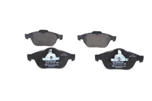 BOSCH Sada brzdových platničiek kotúčovej brzdy 0986424616 1