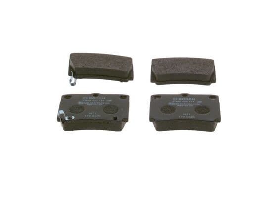 BOSCH Sada brzdových platničiek kotúčovej brzdy 0986424711 1