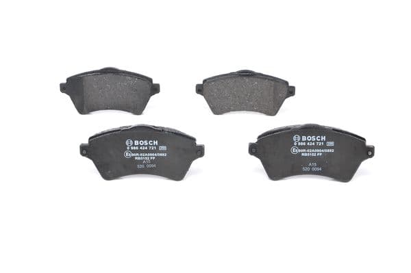 BOSCH Sada brzdových platničiek kotúčovej brzdy 0986424721 1
