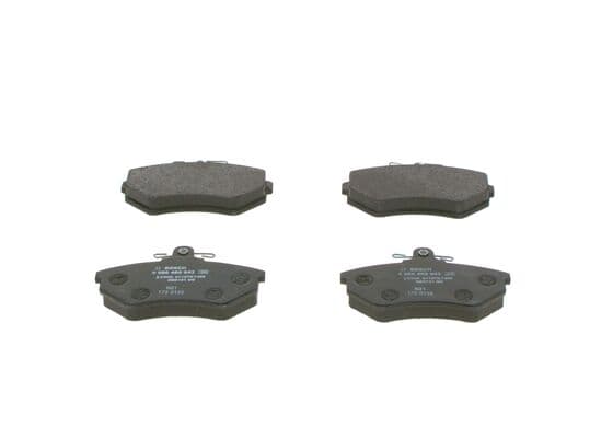 BOSCH Sada brzdových platničiek kotúčovej brzdy 0986460943 1