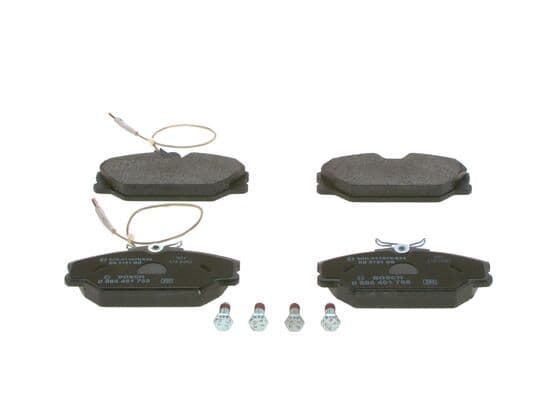 BOSCH Sada brzdových platničiek kotúčovej brzdy 0986461765 1