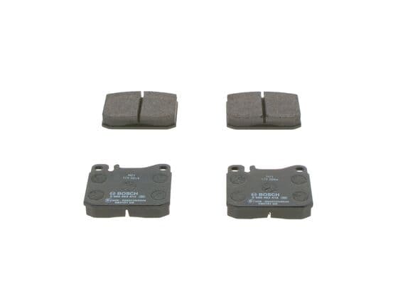 BOSCH Sada brzdových platničiek kotúčovej brzdy 0986463412 1