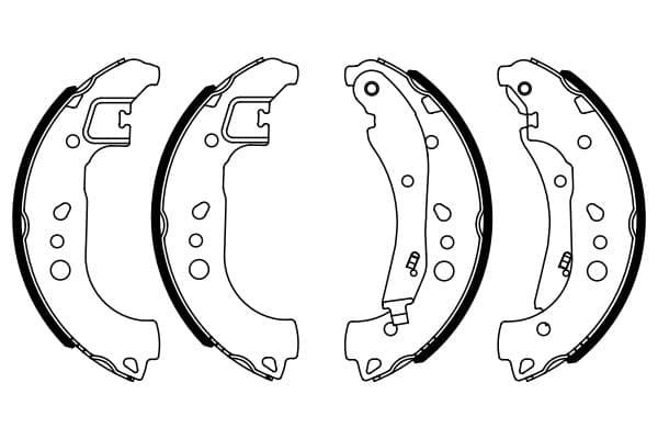 BOSCH Sada brzdových čeľustí 0986487959 1