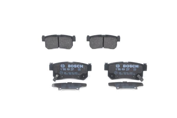 BOSCH Sada brzdových platničiek kotúčovej brzdy 0986494237 1