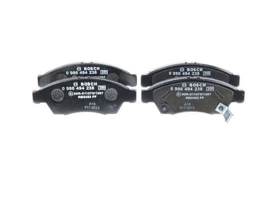 BOSCH Sada brzdových platničiek kotúčovej brzdy 0986494238 1
