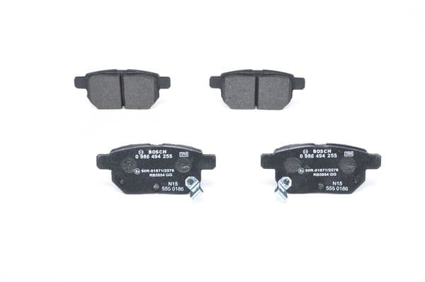 BOSCH Sada brzdových platničiek kotúčovej brzdy 0986494255 1