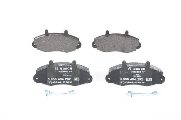 BOSCH Sada brzdových platničiek kotúčovej brzdy 0986494292 1