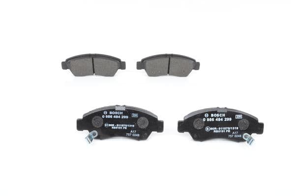 BOSCH Sada brzdových platničiek kotúčovej brzdy 0986494299 1