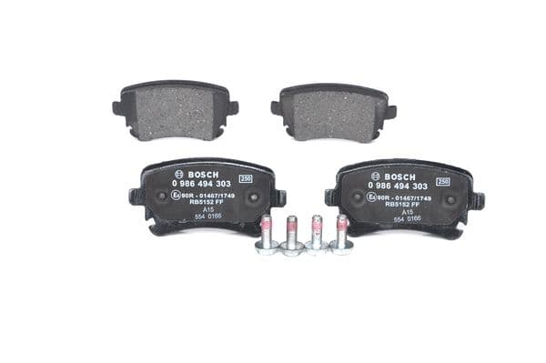 BOSCH Sada brzdových platničiek kotúčovej brzdy 0986494303 1