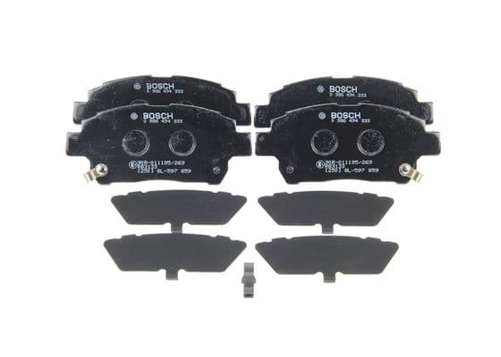 BOSCH Sada brzdových platničiek kotúčovej brzdy 0986494333 1