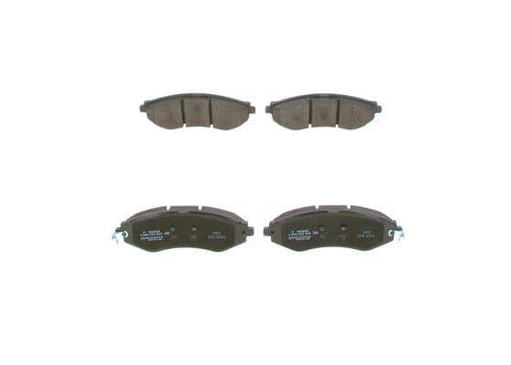 BOSCH Sada brzdových platničiek kotúčovej brzdy 0986494343 1