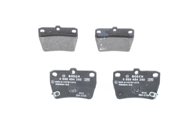 BOSCH Sada brzdových platničiek kotúčovej brzdy 0986494350 1