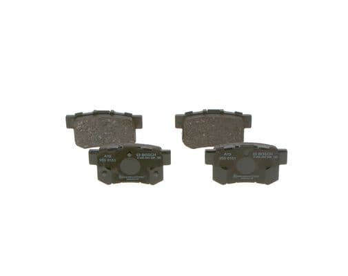 BOSCH Sada brzdových platničiek kotúčovej brzdy 0986494358 1
