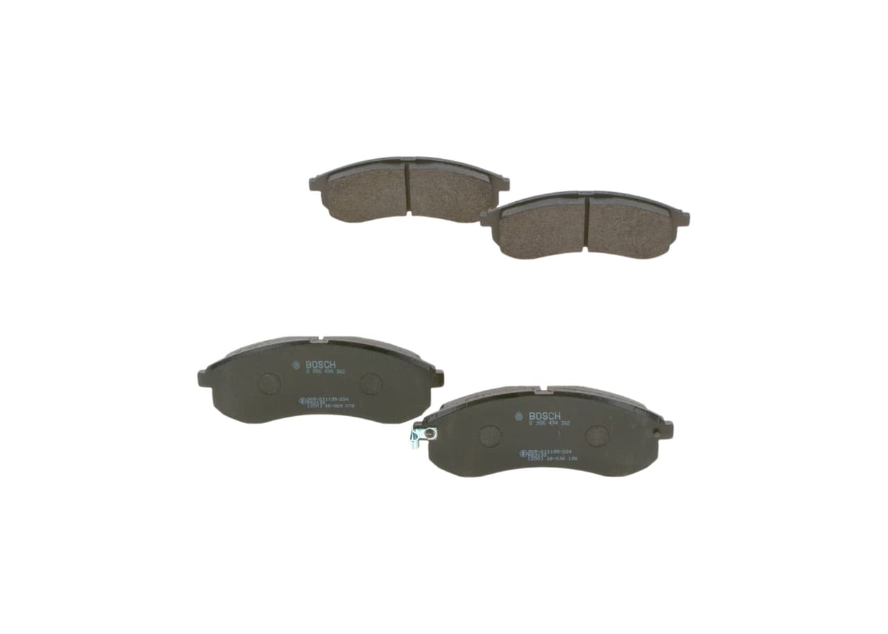 BOSCH Sada brzdových platničiek kotúčovej brzdy 0986494362 1